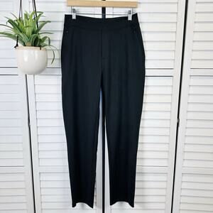 Ninepine Black Asana Slim Pant Elastic Waist Pull On Soft Squat‎ Proof Size L
